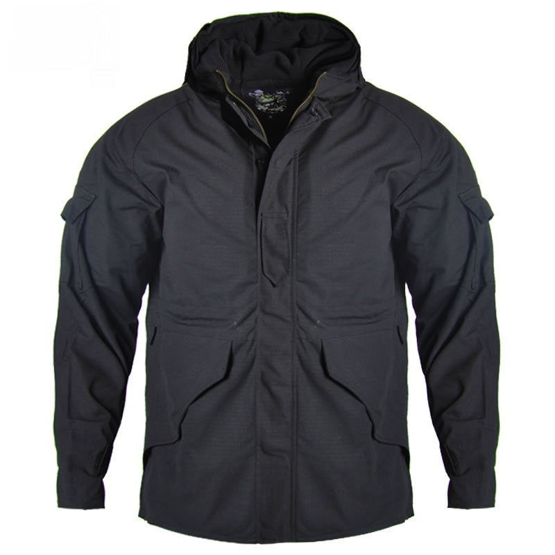 Elevate Your Outdoor Adventures with the Men’s Outdoor Windproof Camouflage Tactical Fleece Jacket