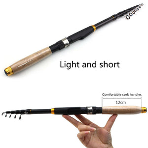Discover the Ultimate Fishing Experience with the Short Portable Shrink Lure Pole