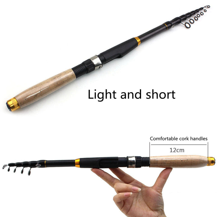 Discover the Ultimate Fishing Experience with the Short Portable Shrink Lure Pole