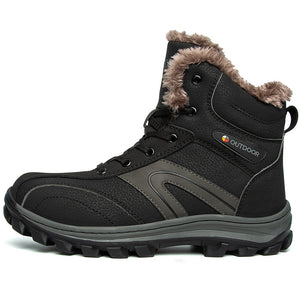 Discover the Ultimate Comfort with Our Cotton Winter Plus Velvet-Lined Warm Hiking Boots