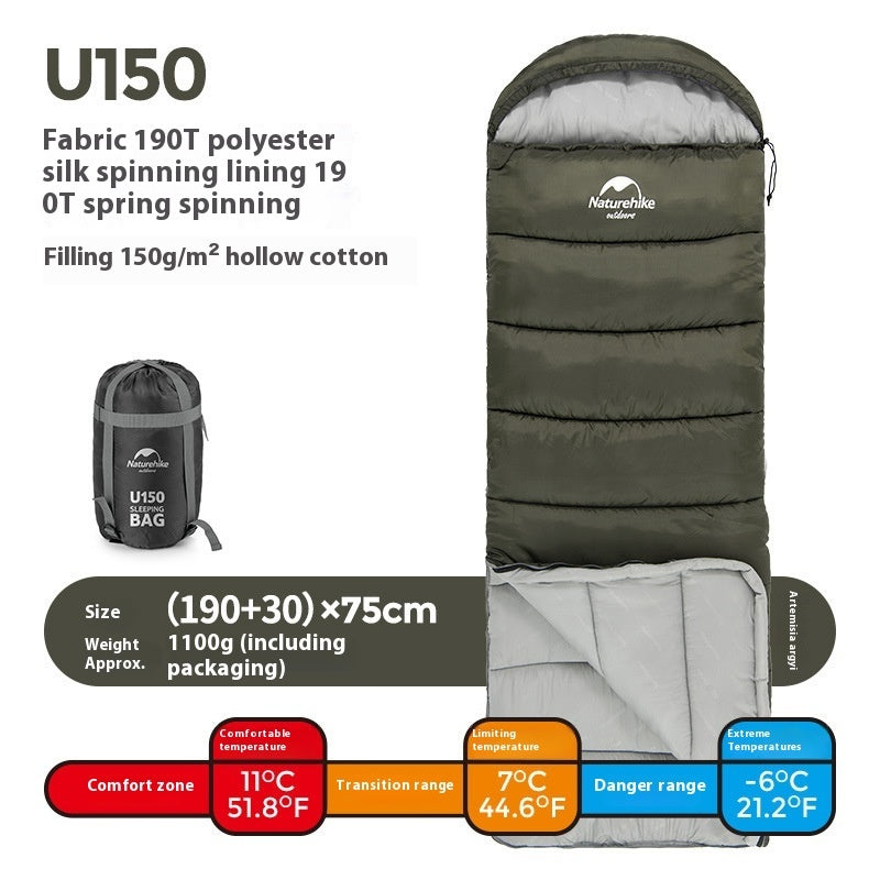Naturehike Double Hooded Envelope Cold-Weather Sleeping Bag