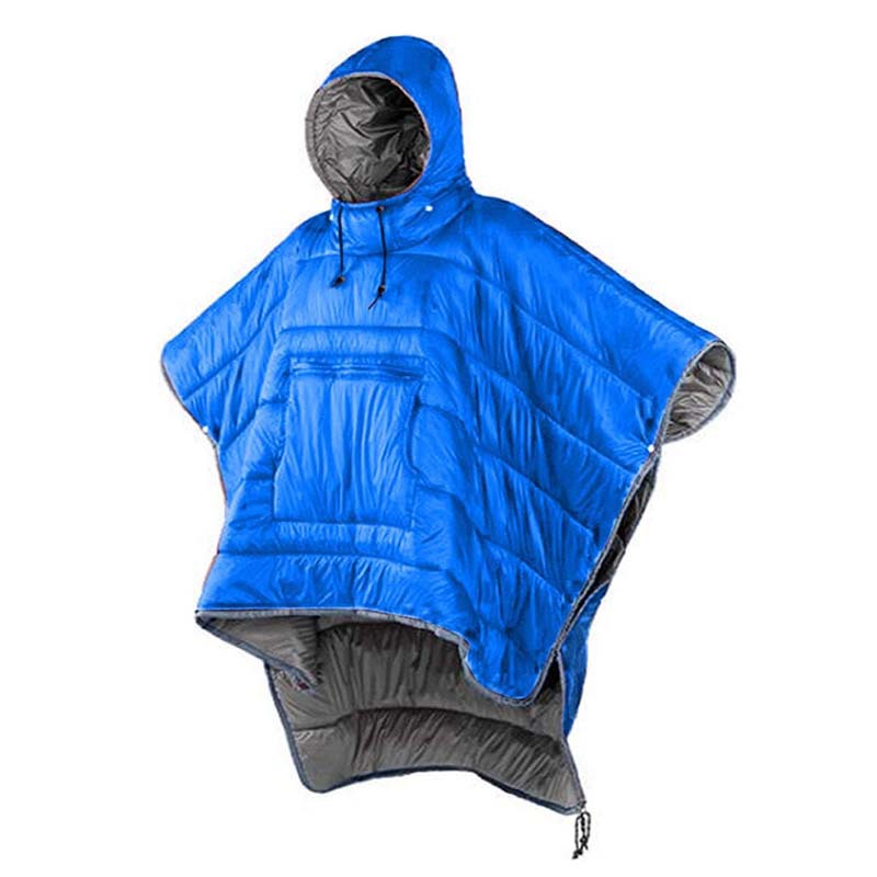 Wearable Cloak Sleeping Bag Warm Camping Blanket