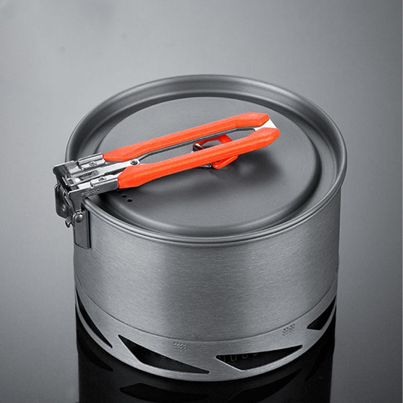 Camping Cookware and Utensil Set Outdoor Picnic Hiking Pot Kettle