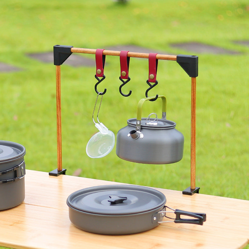 Adjustable Outdoor Camping Pot & Stove Hanging Rack