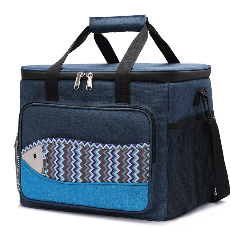 Fish Pattern Insulated Waterproof Picnic Lunch Bag