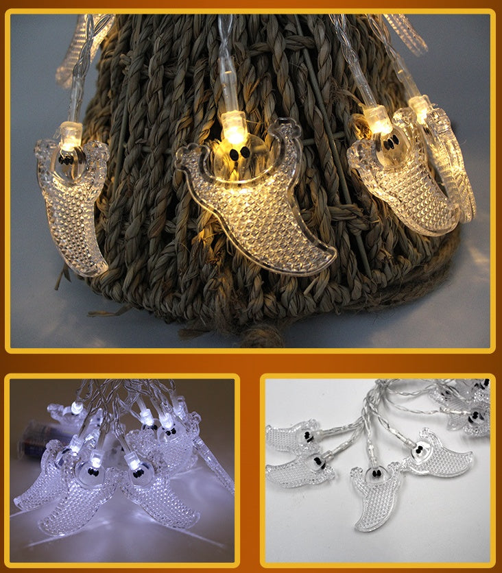 Outdoor Halloween Pumpkin LED String Lights Lantern Decoration