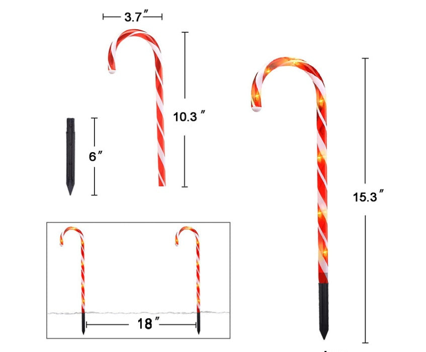 Candy Christmas Tree Decorative LED Lights