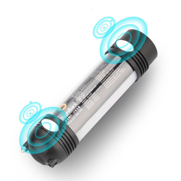 Rechargeable Strong Camping Tent Light Outdoor Emergency Flashlight