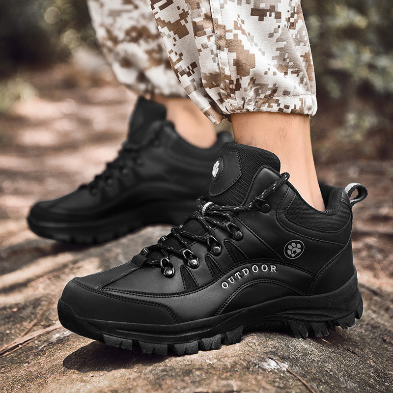 Fashion Military-Style Hiking Boots Non-Slip Durable Outdoor Shoes