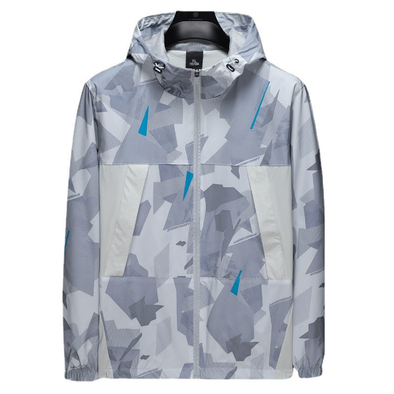 Loose Casual Camouflage Hooded Jacket Comfortable Wear