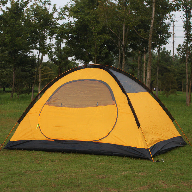 Double-Layer Camping Tent With Aluminum Poles