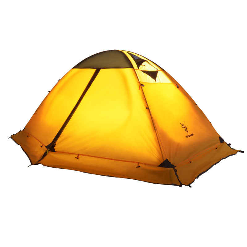 Double-Layer Camping Tent With Aluminum Poles