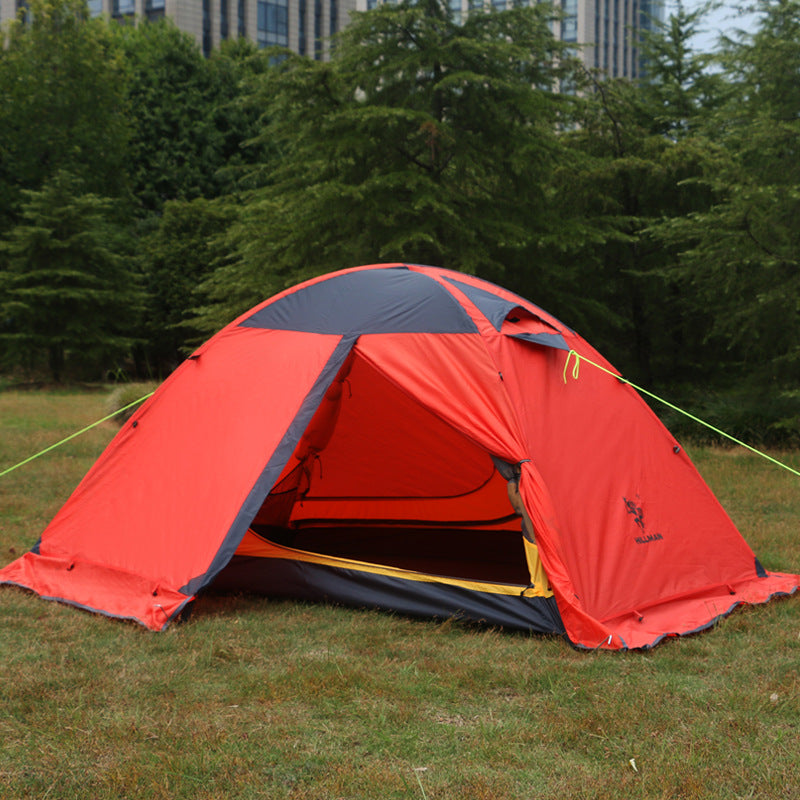 Double-Layer Camping Tent With Aluminum Poles