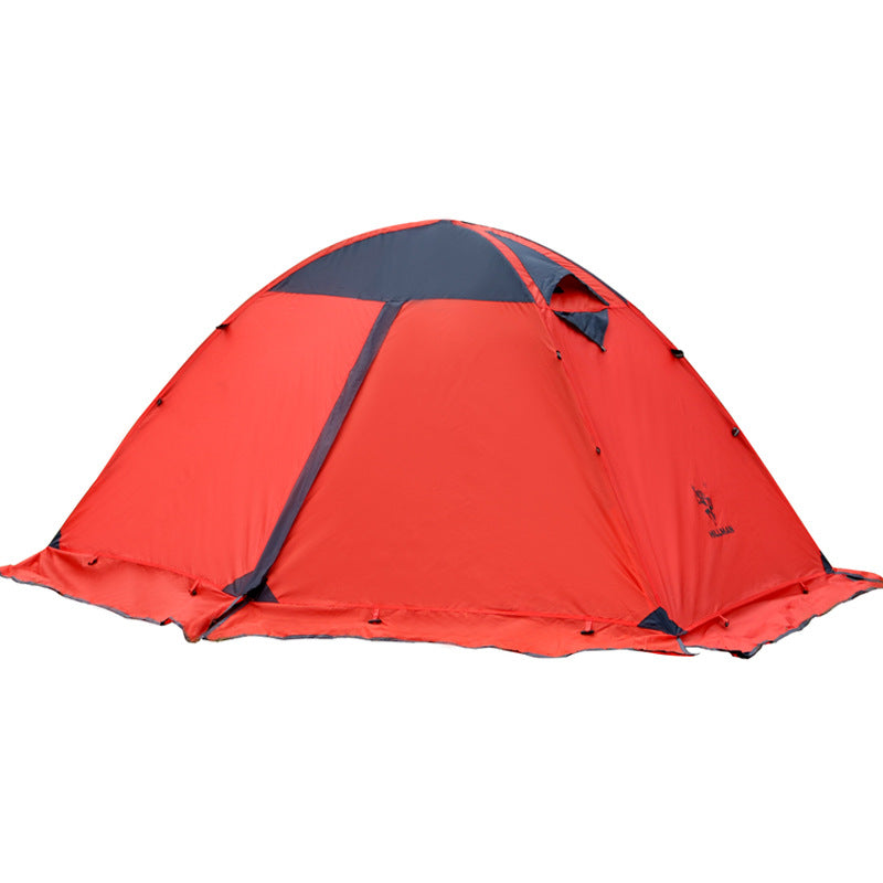 Double-Layer Camping Tent With Aluminum Poles