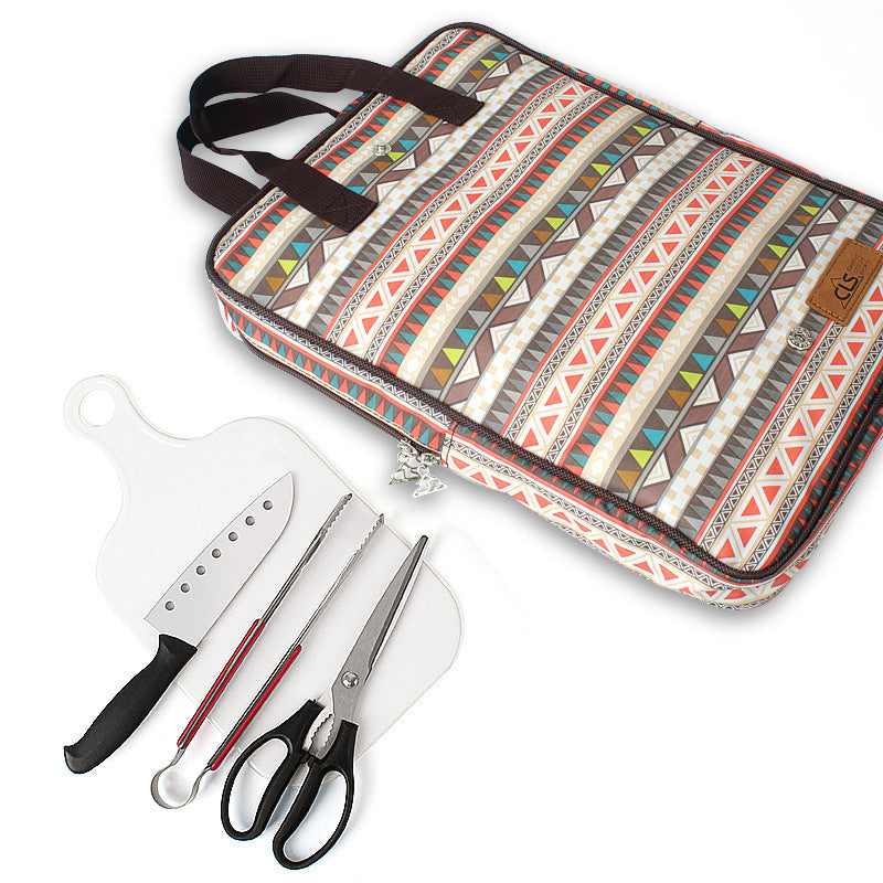 New Five-Piece Outdoor Camping and Barbecue Cookware Set