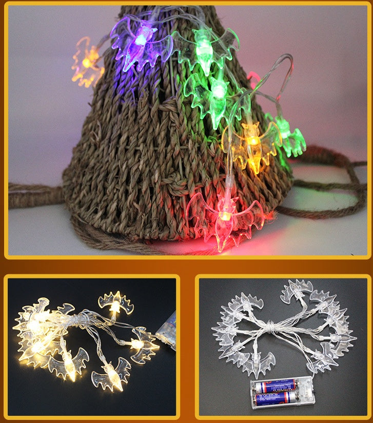 Outdoor Halloween Pumpkin LED String Lights Lantern Decoration
