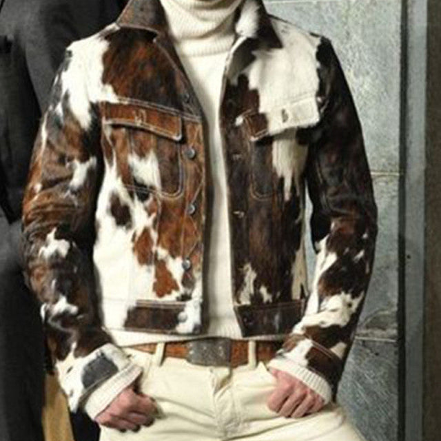 Men’s Slim Camouflage Fashion Jacket Stylish Coat