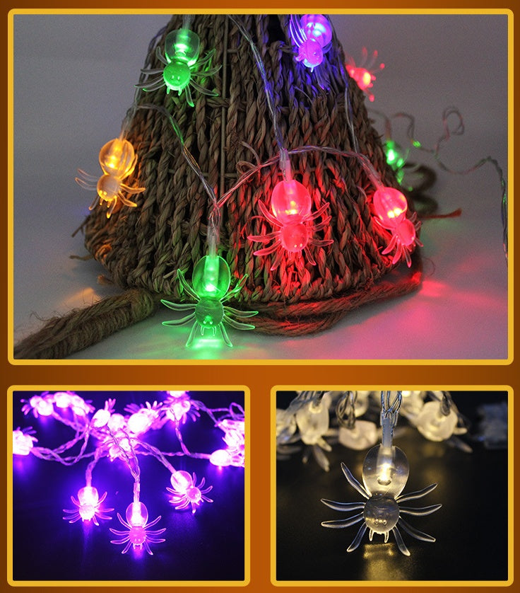 Outdoor Halloween Pumpkin LED String Lights Lantern Decoration