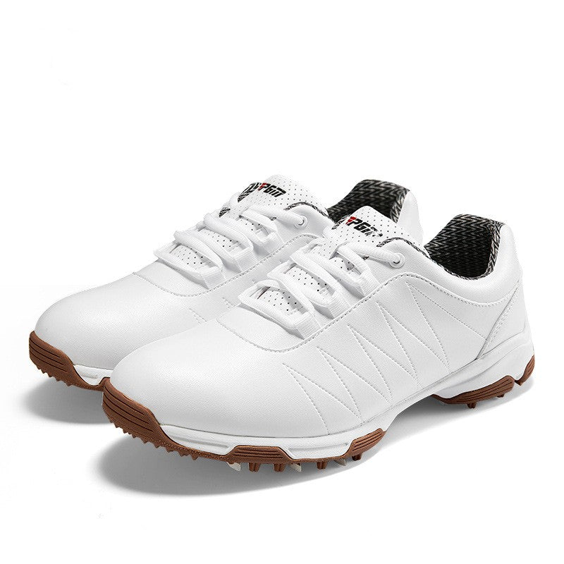 Women’s Waterproof Golf Shoes With Spin Button Laces