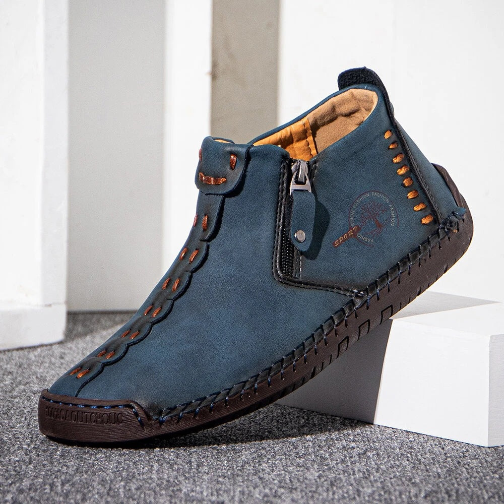 Men’s Ankle Zipper Outdoor Hiking Boots