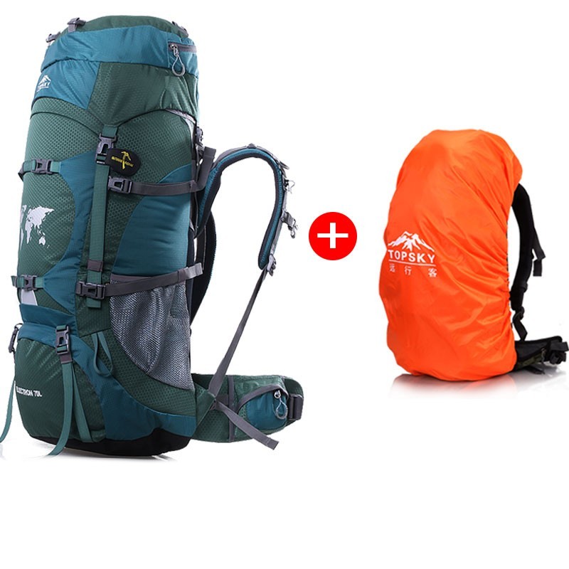 Water-Resistant Large-Capacity Multifunctional Hiking Backpack