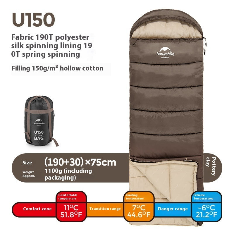 Naturehike Double Hooded Envelope Cold-Weather Sleeping Bag