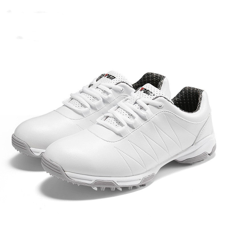 Women’s Waterproof Golf Shoes With Spin Button Laces