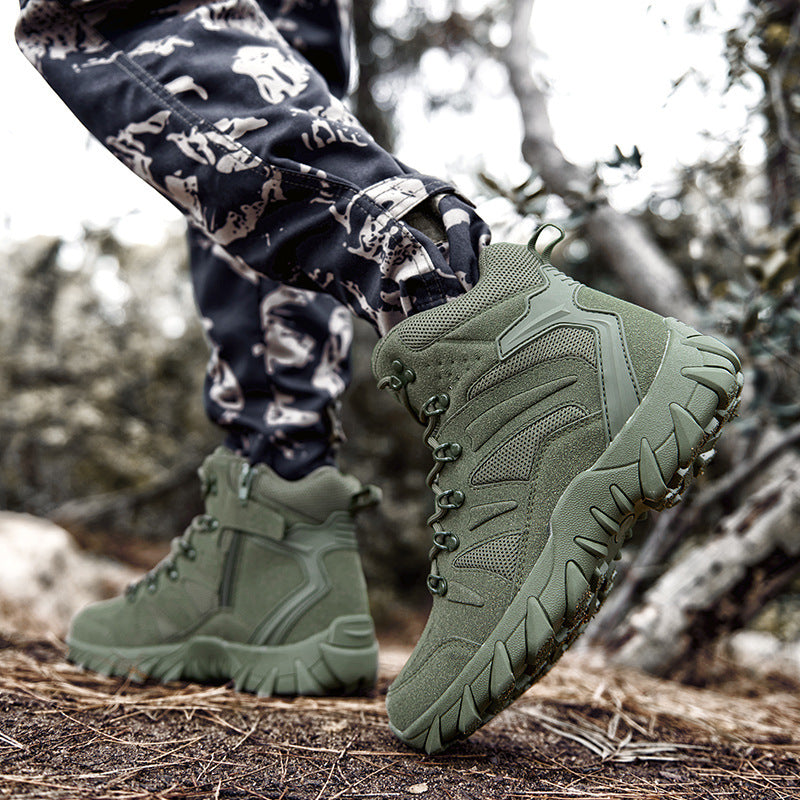 Men’s Training Combat Boots Durable Outdoor Hiking Shoes