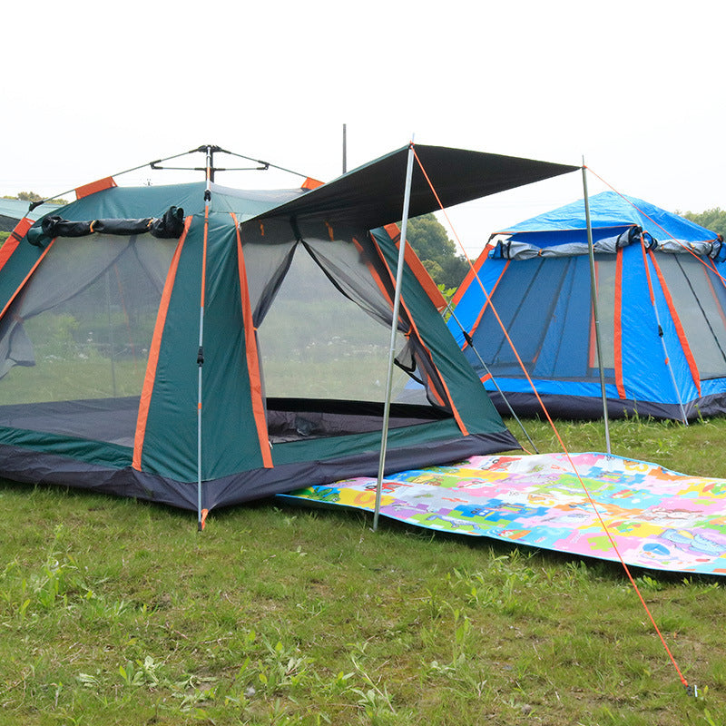 Fully Automatic Rainproof Multi-Person Camping Tent
