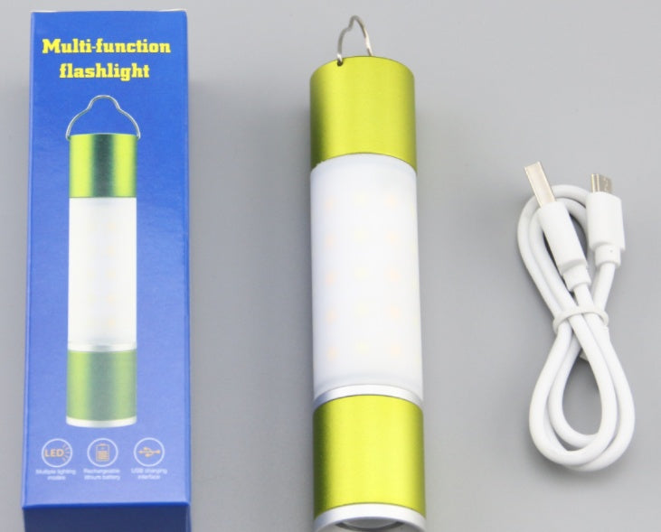 Multi-Functional Rechargeable LED Flashlight for Camping