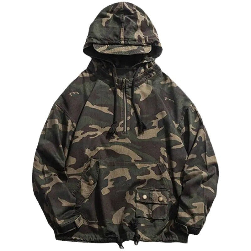 Men’s Camouflage Tactical Work Jacket Durable Outdoor Wear