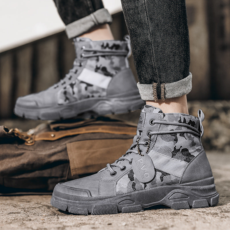 New Canvas High-Top Retro Outdoor Hiking Boots