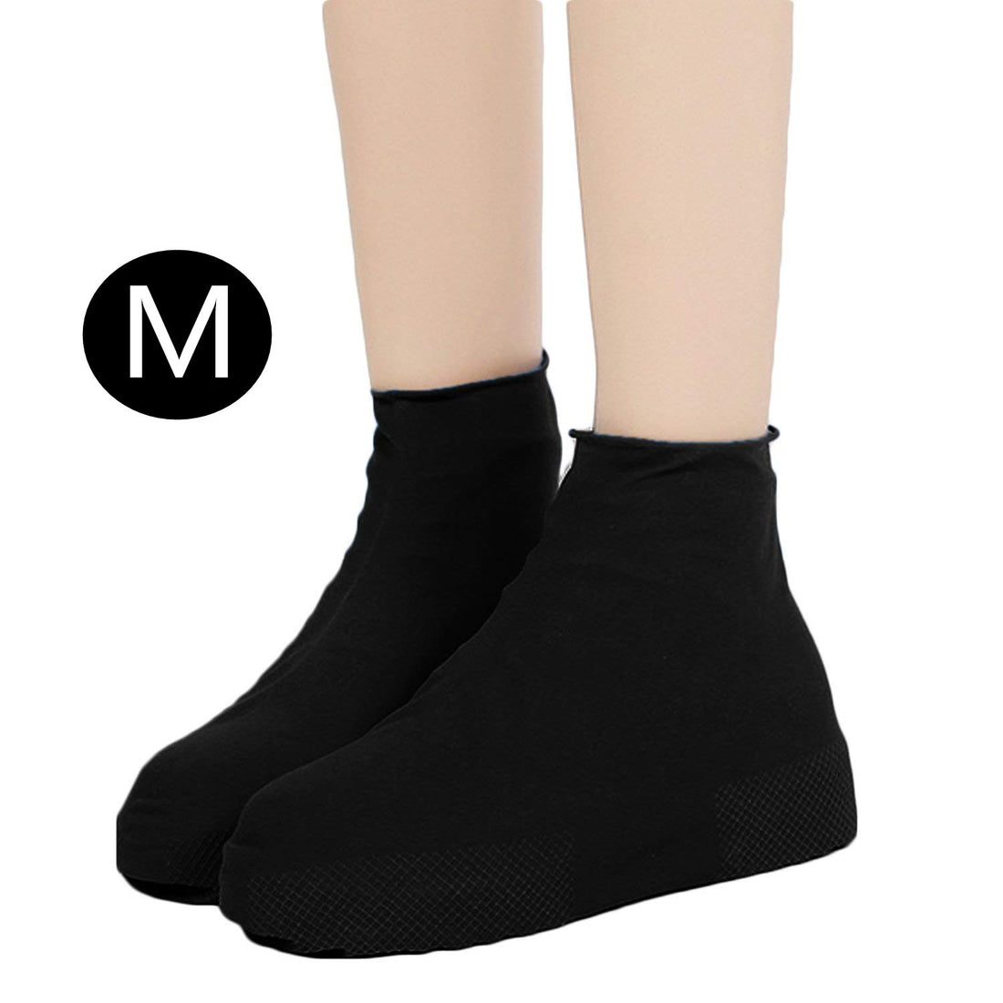 Men Women Waterproof Silicone Rain Boots Easy Wear Hiking Outdoor Shoes