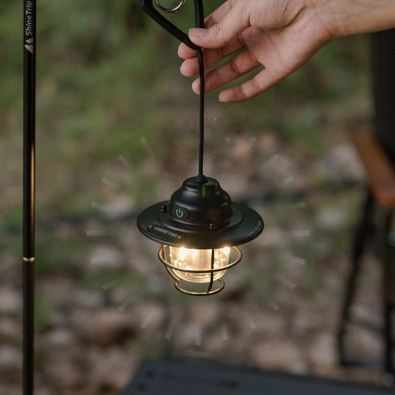 Shanqu Pine Cone Camping Lantern Chandelier