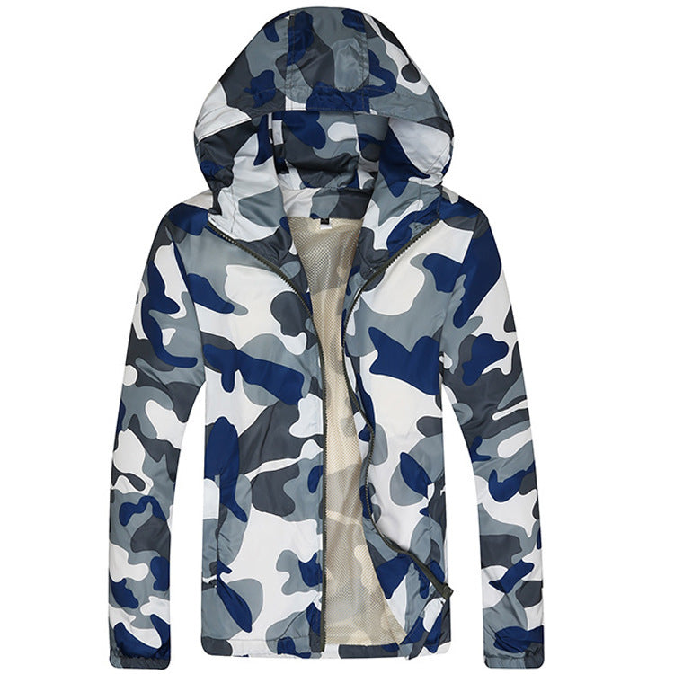 Men’s Slim Camouflage Fashion Jacket Stylish Outdoor Wear