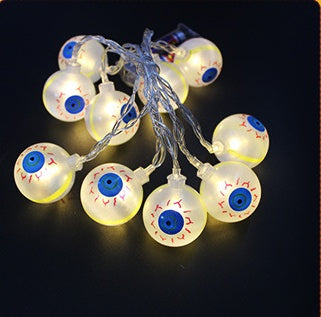 Outdoor Halloween Pumpkin LED String Lights Lantern Decoration