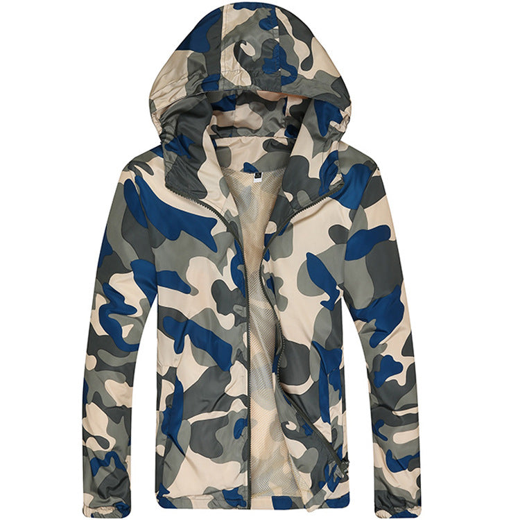 Men’s Slim Camouflage Fashion Jacket Stylish Outdoor Wear