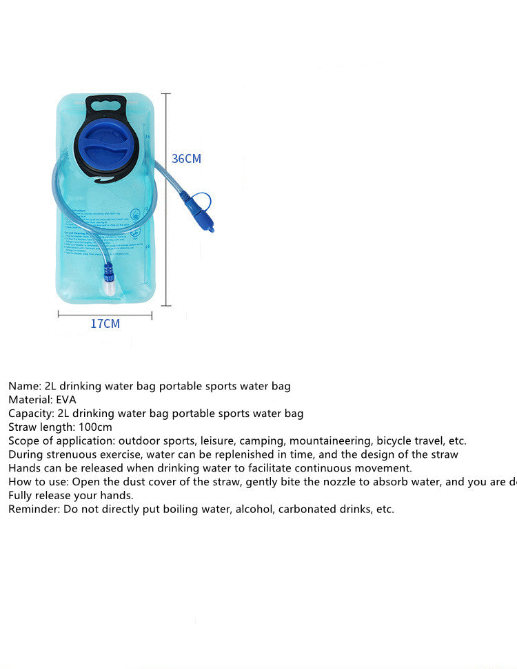 2L Hydration Riding Backpack With Quick Release System