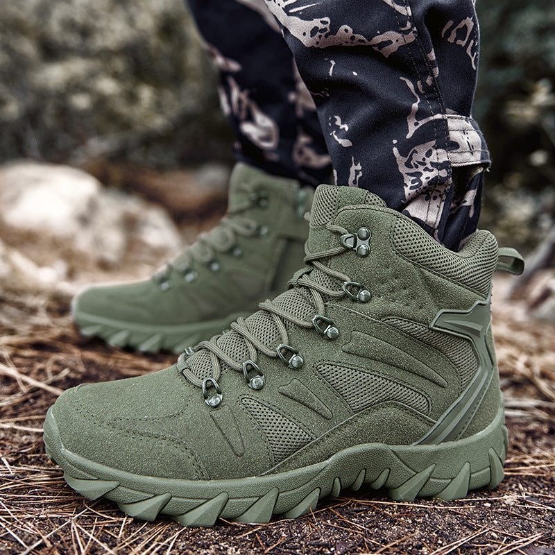 Men’s Training Combat Boots Durable Outdoor Hiking Shoes