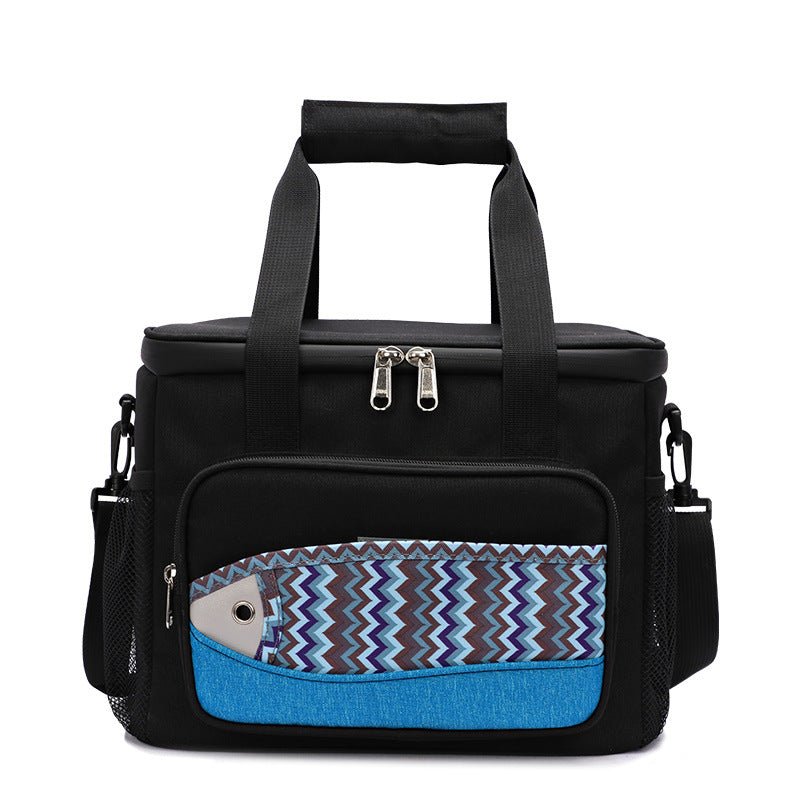 Fish Pattern Insulated Waterproof Picnic Lunch Bag