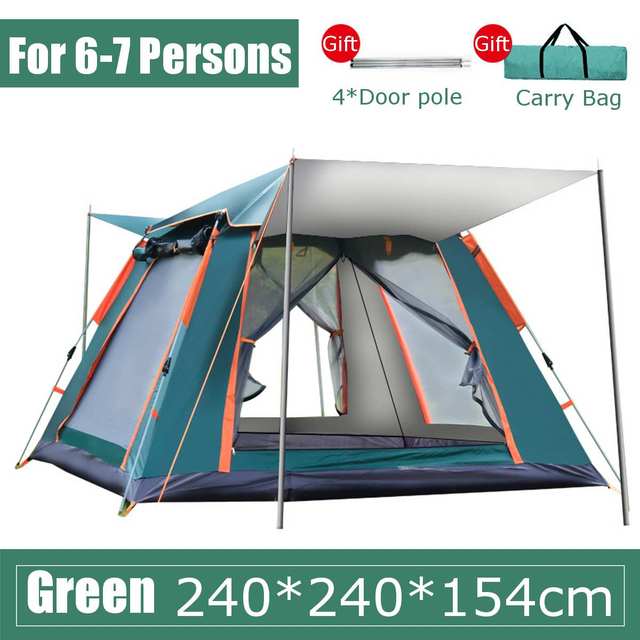 Fully Automatic Rainproof Multi-Person Camping Tent