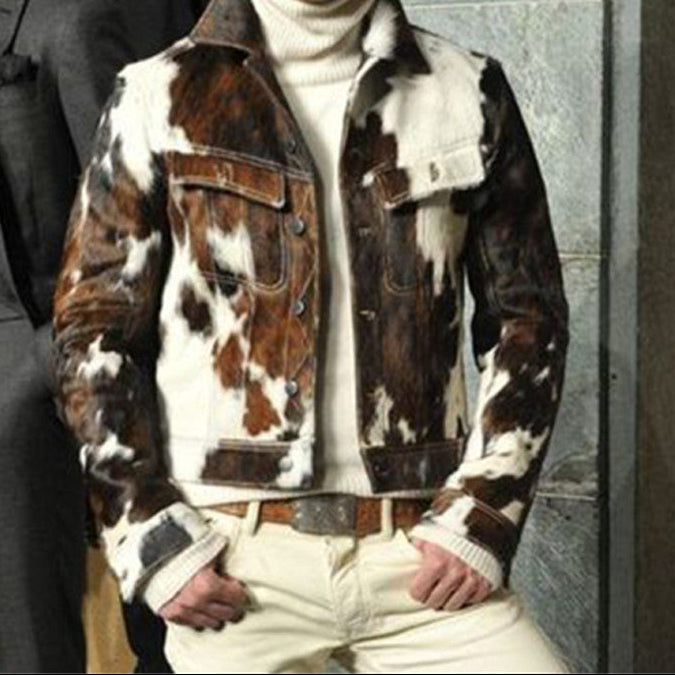 Men’s Slim Camouflage Fashion Jacket Stylish Coat