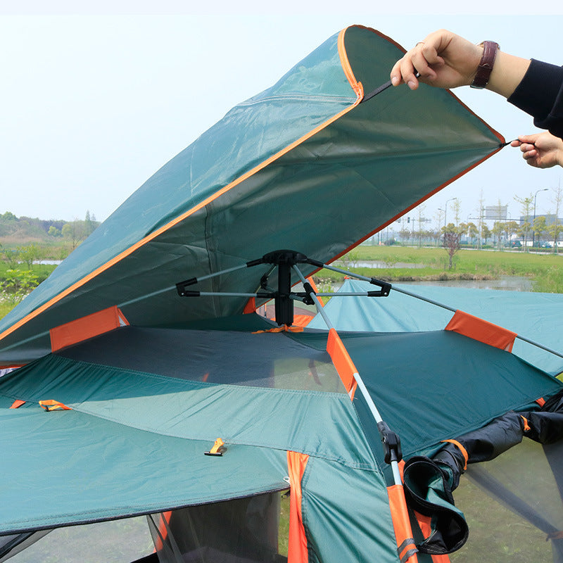 Fully Automatic Rainproof Multi-Person Camping Tent