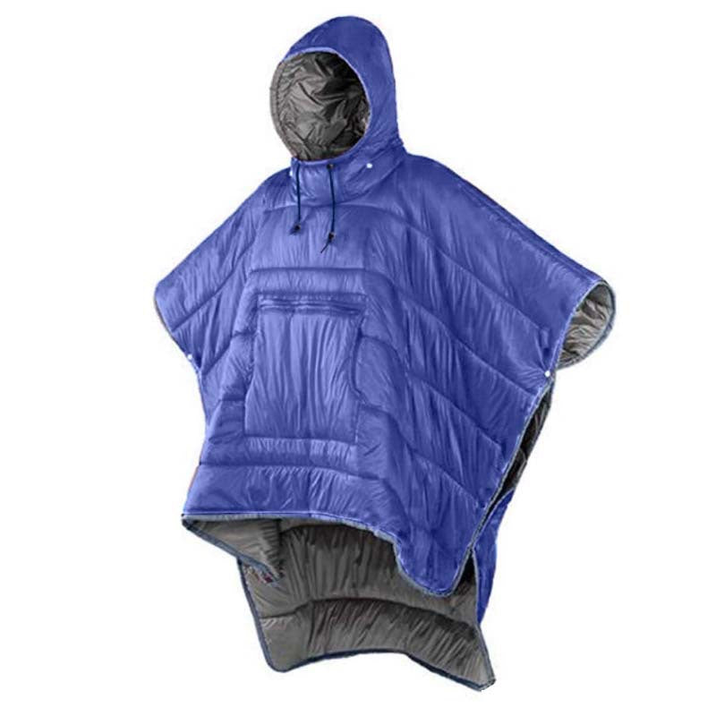 Wearable Cloak Sleeping Bag Warm Camping Blanket