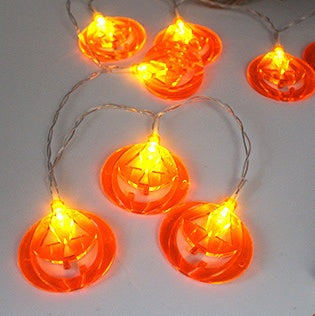 Outdoor Halloween Pumpkin LED String Lights Lantern Decoration