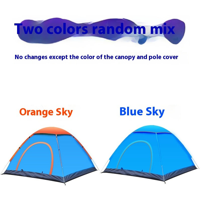 Automatic Double Multi-person Camping Camping Double-door Tent