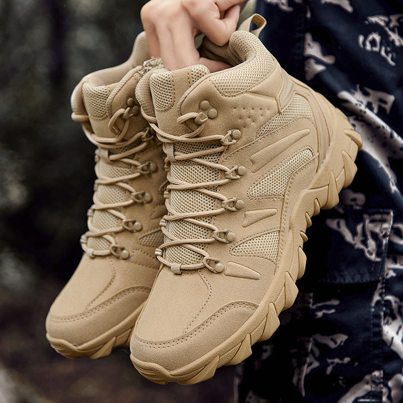 Men’s Training Combat Boots Durable Outdoor Hiking Shoes