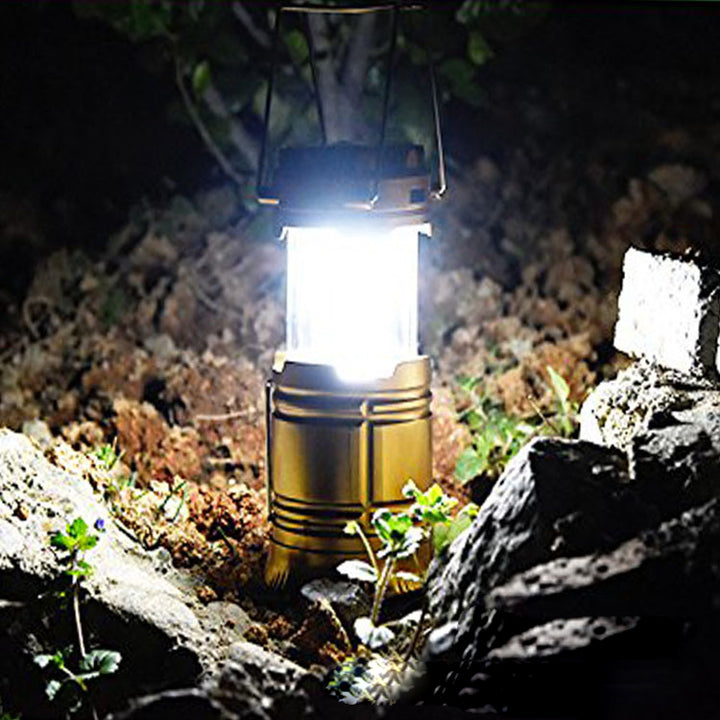 New Solar Charging Multifunctional Telescopic Camping Lantern