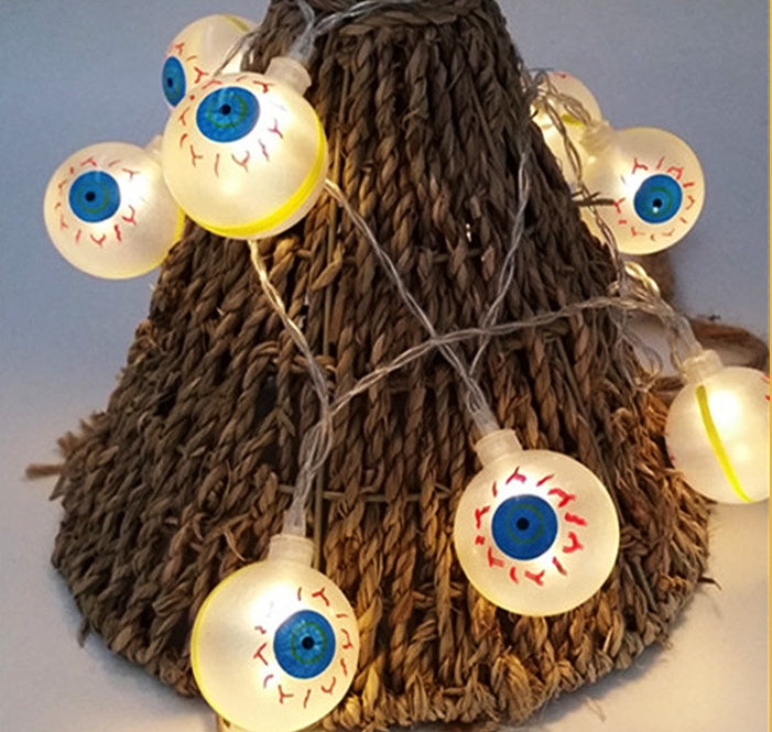 Outdoor Halloween Pumpkin LED String Lights Lantern Decoration
