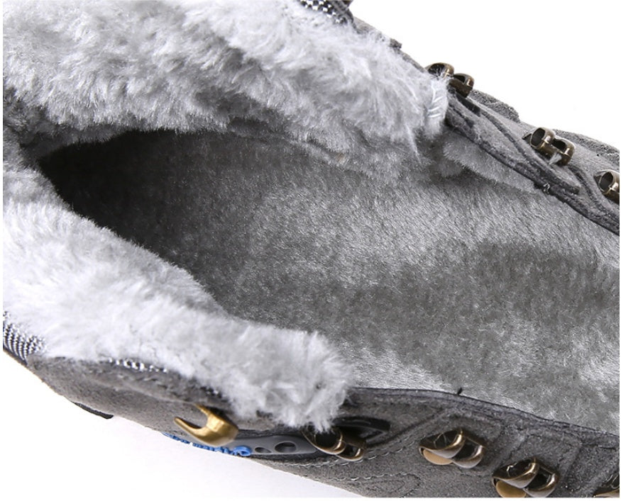 Men’s Outdoor Hiking Snow Boots Cold and Warm